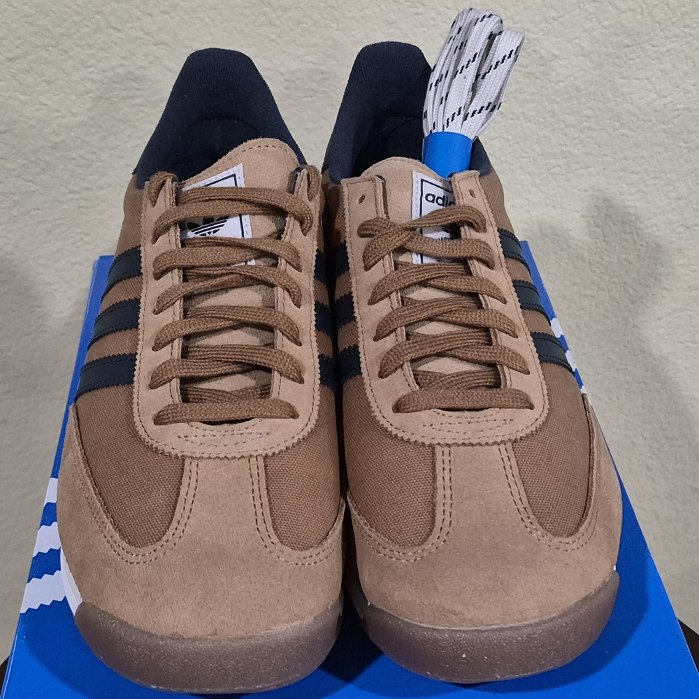 Adidas SL 72 RS Men's Brown/Blue Sneakers JR8770 Size 7.5 - Picture 2 of 6